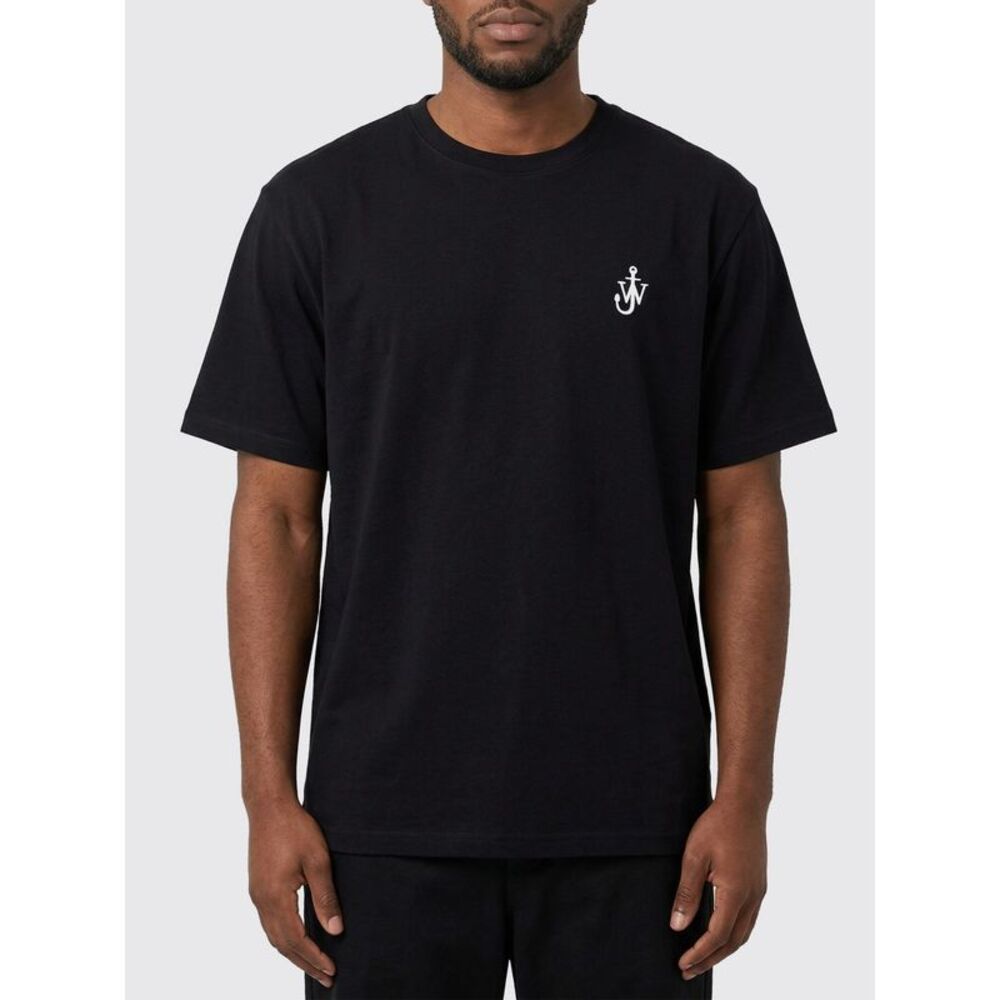 Jw Anderson Men Cotton T-Shirt With Logo Jw Anderson
